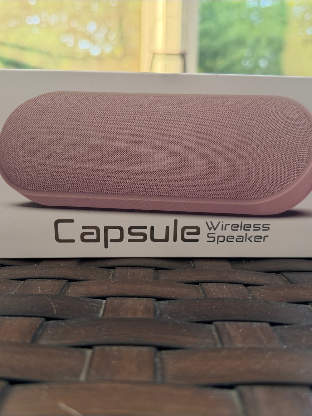 Bass Jaxx Capsule Wireless Speaker - Pink